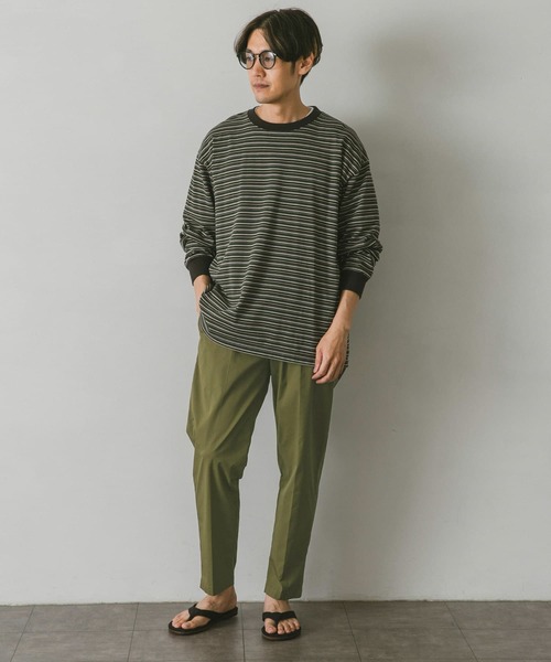 URBAN RESEARCH DOORS（アーバンリサーチドアーズ）の「スリムテーパードパンツ（その他パンツ・メンズ・ベージュ/ブラック/カーキ・SMALL/MEDIUM/LARGE）」の6枚目の写真