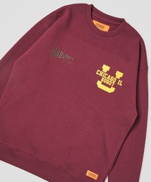 【UNIVERSAL OVERALL】T/C SWEAT VANBUREN STREET / 裏起毛スウェット ロゴ刺繍プルオーバー