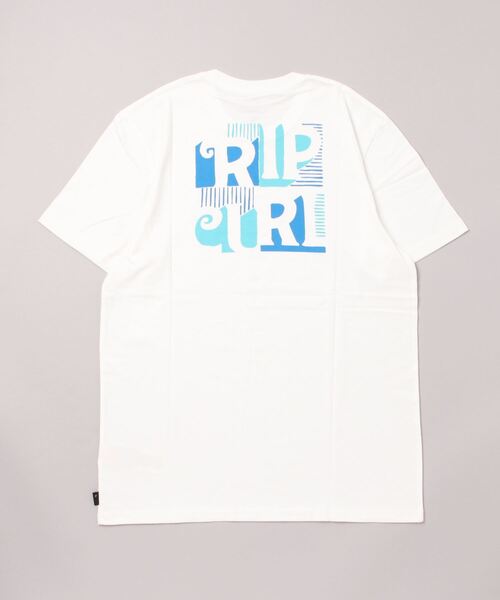 rip curl(リップカール)の「【RIPCURL(リップカール)】SURF REVIVAL BOXED TEE/バックプリント半袖ロゴTシャツ(Tシャツ/カットソー・メンズ・ホワイト系その他/チャコール・SMALL/MEDIUM/LARGE/X-LARGE/X-SMALL)」の5枚目の写真