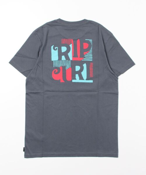 rip curl(リップカール)の「【RIPCURL(リップカール)】SURF REVIVAL BOXED TEE/バックプリント半袖ロゴTシャツ(Tシャツ/カットソー・メンズ・ホワイト系その他/チャコール・SMALL/MEDIUM/LARGE/X-LARGE/X-SMALL)」の6枚目の写真