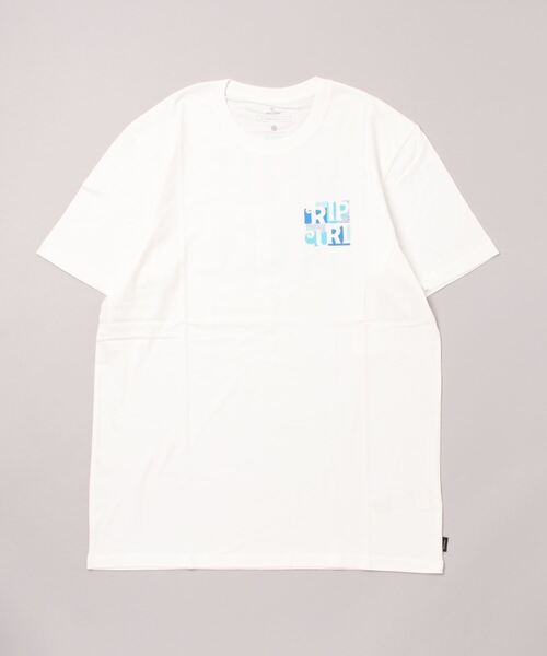 rip curl(リップカール)の「【RIPCURL(リップカール)】SURF REVIVAL BOXED TEE/バックプリント半袖ロゴTシャツ(Tシャツ/カットソー・メンズ・ホワイト系その他/チャコール・SMALL/MEDIUM/LARGE/X-LARGE/X-SMALL)」の7枚目の写真