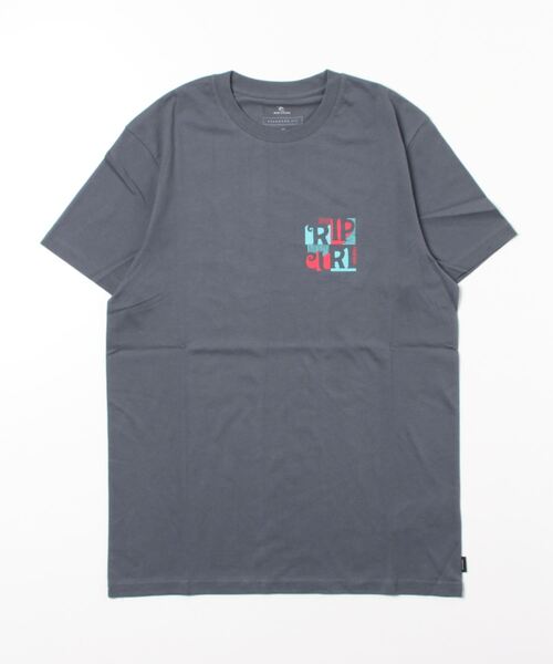 rip curl(リップカール)の「【RIPCURL(リップカール)】SURF REVIVAL BOXED TEE/バックプリント半袖ロゴTシャツ(Tシャツ/カットソー・メンズ・ホワイト系その他/チャコール・SMALL/MEDIUM/LARGE/X-LARGE/X-SMALL)」の8枚目の写真