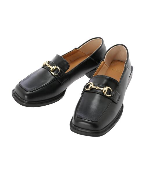 Green　Parks（グリーンパークス）の「・minia ビットローファー（ローファー・レディース・ブラック・S/M/LL/L）」の8枚目の写真