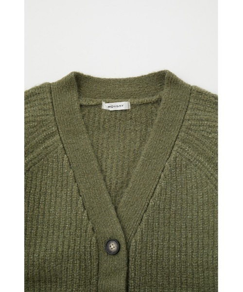 MOUSSY（マウジー）の「OVERSIZED カーディガン（カーディガン/ボレロ・レディース・ブラック/カーキ/オレンジ/ブルー・FREE）」の18枚目の写真