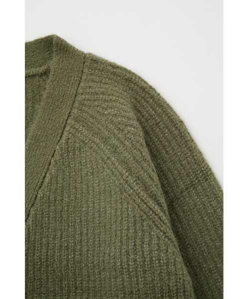 MOUSSY（マウジー）の「OVERSIZED カーディガン（カーディガン/ボレロ・レディース・ブラック/カーキ/オレンジ/ブルー・FREE）」の19枚目の写真