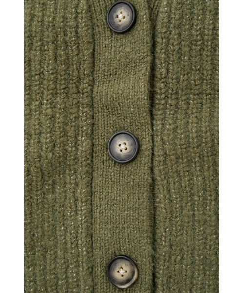 MOUSSY（マウジー）の「OVERSIZED カーディガン（カーディガン/ボレロ・レディース・ブラック/カーキ/オレンジ/ブルー・FREE）」の20枚目の写真