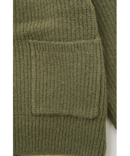 MOUSSY（マウジー）の「OVERSIZED カーディガン（カーディガン/ボレロ・レディース・ブラック/カーキ/オレンジ/ブルー・FREE）」の21枚目の写真