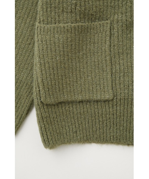 MOUSSY（マウジー）の「OVERSIZED カーディガン（カーディガン/ボレロ・レディース・ブラック/カーキ/オレンジ/ブルー・FREE）」の22枚目の写真