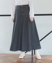 studio CLIP | リメイク風フレアデニムスカート(スカート)