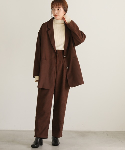 select MOCA(セレクトモカ)の「2022 AW 配色スリットスリーブプチハイネックニット(ニット/セーター・レディース・ブルー/ブラック/アイボリー・FREE)」の12枚目の写真