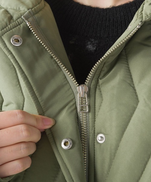 FURRY（ファーリー）の「ウォシャブル中綿フードコート（トレンチ