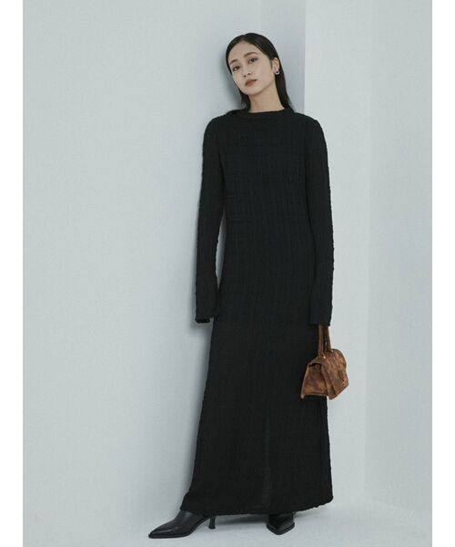 EMODA（エモダ）の「フレアロングワンピース（ワンピース・レディース・ブラック/ブラウン・FREE）」の11枚目の写真