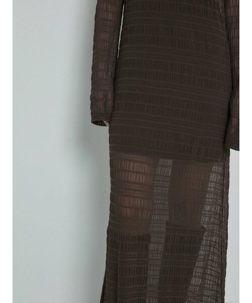 EMODA（エモダ）の「フレアロングワンピース（ワンピース・レディース・ブラック/ブラウン・FREE）」の12枚目の写真