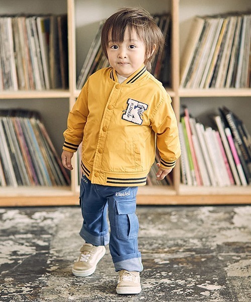 kladskap(クレードスコープ)の「重機刺しゅうロング丈カーゴパンツ(カーゴパンツ・キッズ・マスタード/ブルー・110cm/100cm/130cm/120cm/90cm)」の18枚目の写真