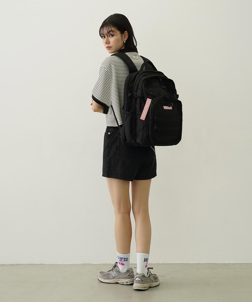本日24時まで ミルクフェド バックパック ピンク 30L MILKFED. リュック レディース MILK FED. ミルクフェド リュック