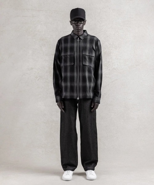 STAMPD（スタンプド）の「【STAMPD】MASON SHIRT ZIP UP（シャツ/ブラウス・メンズ・ブラック・M）」の7枚目の写真