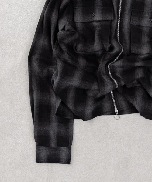 STAMPD（スタンプド）の「【STAMPD】MASON SHIRT ZIP UP（シャツ/ブラウス・メンズ・ブラック・M）」の5枚目の写真