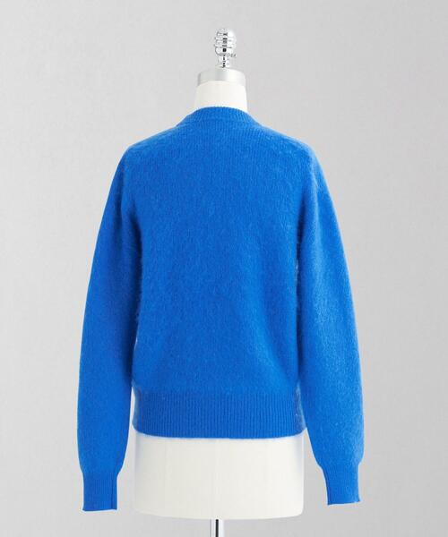 LOEFF（ロエフ）の「＜LOEFF＞モヘヤ クルーネックニット（ニット/セーター・レディース・ホワイト/ライトブルー/ロイヤルブルー・FREE）」の5枚目の写真