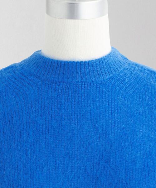 LOEFF（ロエフ）の「＜LOEFF＞モヘヤ クルーネックニット（ニット/セーター・レディース・ホワイト/ライトブルー/ロイヤルブルー・FREE）」の6枚目の写真