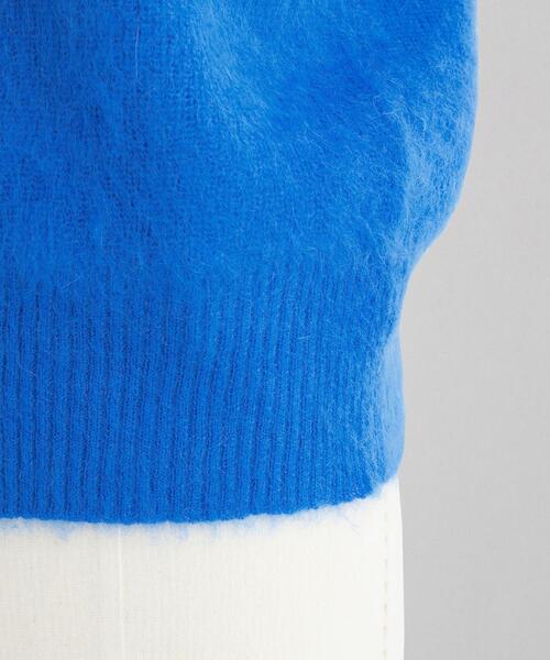 LOEFF（ロエフ）の「＜LOEFF＞モヘヤ クルーネックニット（ニット/セーター・レディース・ホワイト/ライトブルー/ロイヤルブルー・FREE）」の8枚目の写真