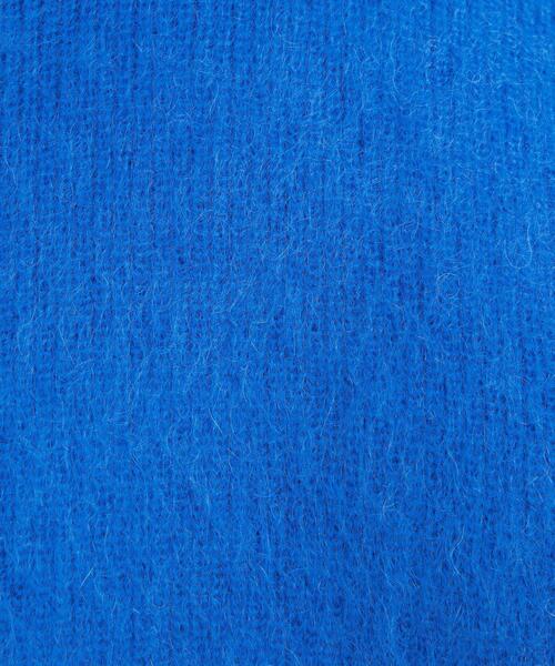 LOEFF（ロエフ）の「＜LOEFF＞モヘヤ クルーネックニット（ニット/セーター・レディース・ホワイト/ライトブルー/ロイヤルブルー・FREE）」の9枚目の写真