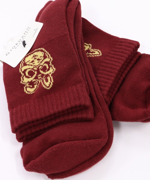 GIORDANO（ジョルダーノ）の「[ GIORDANO ]２パックラインソックス（２足セット）（ソックス/靴下・レディース・その他1/ブルー/グリーン/オレンジ/レッド/ホワイト/ベージュ・FREE）」の15枚目の写真