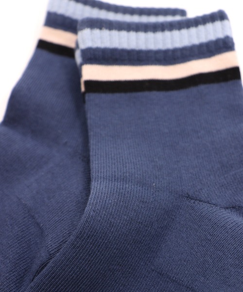 GIORDANO（ジョルダーノ）の「[ GIORDANO ]２パックラインソックス（２足セット）（ソックス/靴下・レディース・その他1/ブルー/グリーン/オレンジ/レッド/ホワイト/ベージュ・FREE）」の20枚目の写真