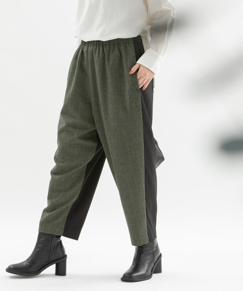 ノップドゥノッド] Pommeトロバイカラーパンツ パンツ Pommeトロバイ