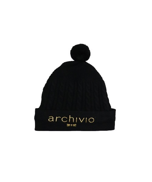 archivio アルチビオ ニット キャップ ★新品★即購入コメントで千円引 archivio 50％OFFセール！ アルチビオ ゴルフ 2023秋冬新作 レディース