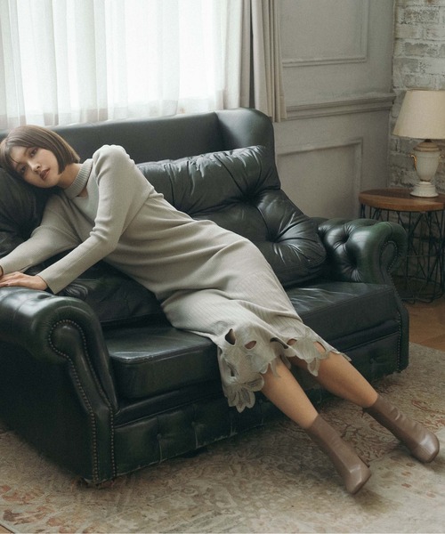 JILL by JILL STUART(ジルバイジルスチュアート)の「ミディブーツ(ブーツ・レディース・ベージュ/ブラウン/ブラック・SMALL/MEDIUM/LARGE)」の16枚目の写真