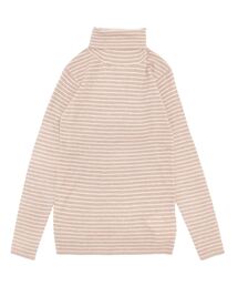 Samansa Mos2 | 【マシンウォッシャブル】リブタートルネックニット(ニット/セーター)