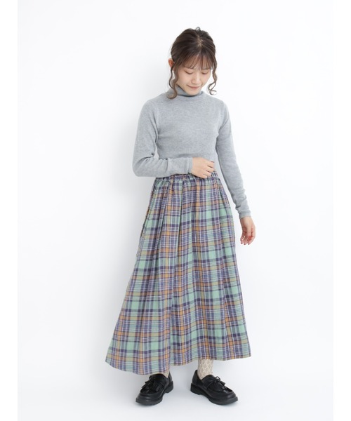 Samansa Mos2(サマンサ モスモス)の「【マシンウォッシャブル】リブタートルネックニット(ニット/セーター・レディース・チャコール/モカ/グレー/オフホワイト/ブラウン/キナリ・フリ-)」の7枚目の写真