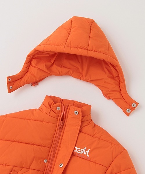 X-girl Stages（エックスガールステージス）の「短丈中綿ブルゾン