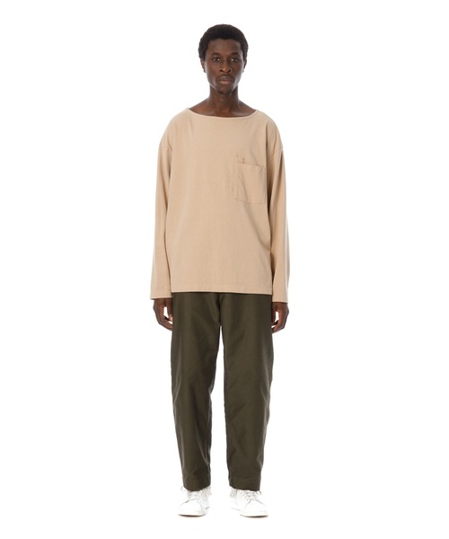 Sandinista（サンディニスタ）の「Boat Neck L-S Pocket Tee