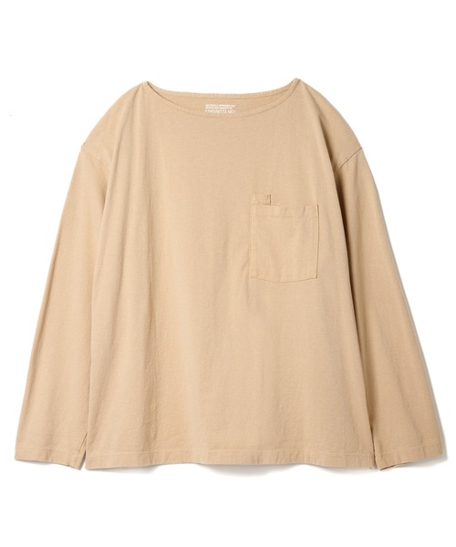 Sandinista(サンディニスタ)の「Boat Neck L-S Pocket Tee / ボートネックポケット長袖Tシャツ(Tシャツ/カットソー・メンズ・ネイビー/チャコールグレー/ベージュ/オリーブ/ホワイト・SMALL/MEDIUM/LARGE)」の14枚目の写真