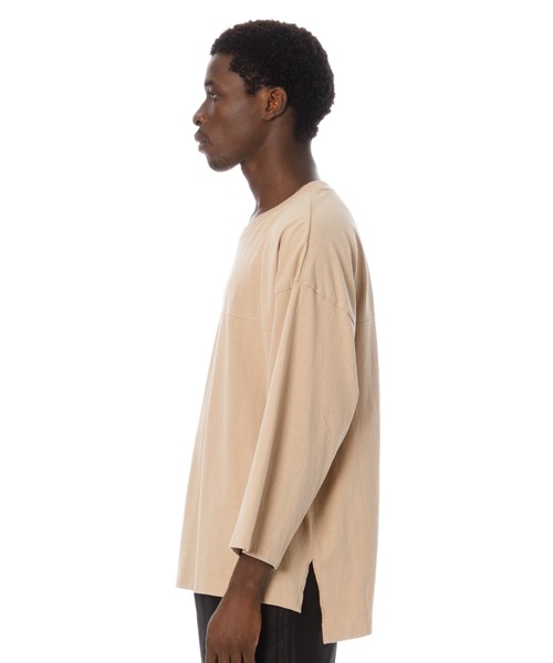 Sandinista(サンディニスタ)の「Boat Neck L-S Pocket Tee / ボートネックポケット長袖Tシャツ(Tシャツ/カットソー・メンズ・ネイビー/チャコールグレー/ベージュ/オリーブ/ホワイト・SMALL/MEDIUM/LARGE)」の10枚目の写真