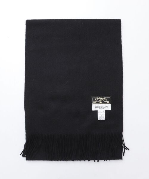 NOLLEY'S goodman（ノーリーズグッドマン）の「カシミヤソリッドマフラー アラシャン産カシミヤ100%使用 30cm幅（マフラー・メンズ・オリーブ/ブラック/チャコールグレー/ライトグレー・FREE）」の16枚目の写真