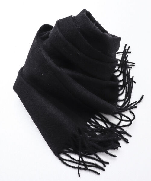 NOLLEY'S goodman（ノーリーズグッドマン）の「カシミヤソリッドマフラー アラシャン産カシミヤ100%使用 30cm幅（マフラー・メンズ・オリーブ/ブラック/チャコールグレー/ライトグレー・FREE）」の18枚目の写真