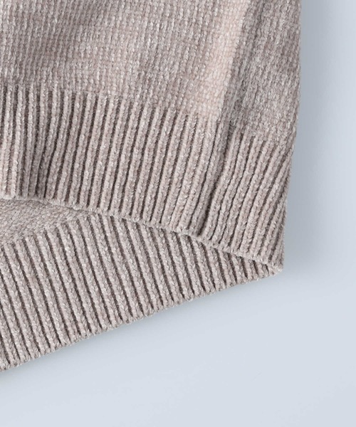 Right-on（ライトオン）の「モールタートルネックニット（ニット/セーター・メンズ・ライトグレー/オフホワイト/ブラック・L/XL/M）」の9枚目の写真