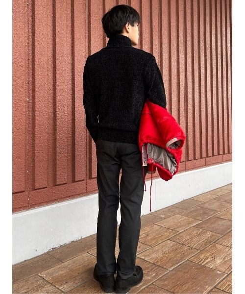 Right-on（ライトオン）の「モールタートルネックニット（ニット/セーター・メンズ・ライトグレー/オフホワイト/ブラック・L/XL/M）」の21枚目の写真