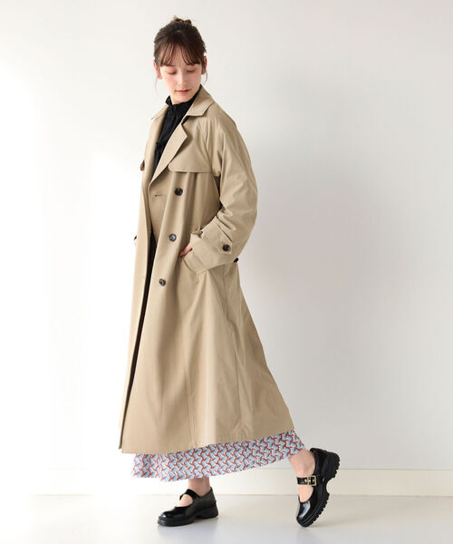 sheller ヘリンボーントレンチドレス 【公式通販】