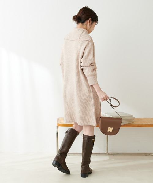 natural couture（ナチュラルクチュール）の「WEB限定/ハーフZIPミニ