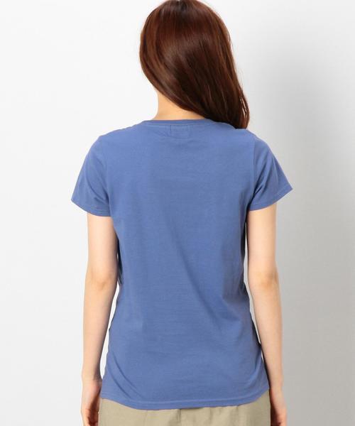 coen（コーエン）の「カレッジプリントＴシャツ（Tシャツ/カットソー・レディース・パープル/ホワイト/ブラック・MEDIUM/LARGE）」の11枚目の写真