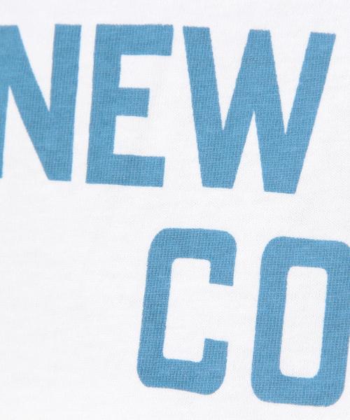 coen（コーエン）の「カレッジプリントＴシャツ（Tシャツ/カットソー・レディース・パープル/ホワイト/ブラック・MEDIUM/LARGE）」の9枚目の写真