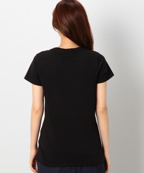 coen（コーエン）の「カレッジプリントＴシャツ（Tシャツ/カットソー・レディース・パープル/ホワイト/ブラック・MEDIUM/LARGE）」の10枚目の写真