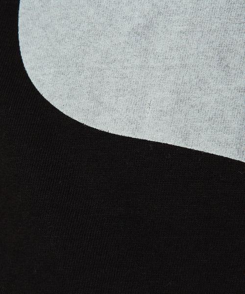 coen（コーエン）の「カレッジプリントＴシャツ（Tシャツ/カットソー・レディース・パープル/ホワイト/ブラック・MEDIUM/LARGE）」の4枚目の写真