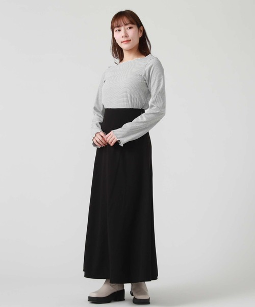 archives（アルシーヴ）の「フリルメローＴＯＰＳ（Tシャツ/カットソー・レディース・ネイビー/ピンク/ブラック/グレー・MEDIUM）」の19枚目の写真