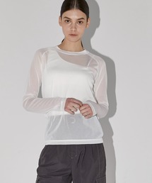 CITY TOKYO | トリコットシフォンシアートップス(Tシャツ/カットソー)