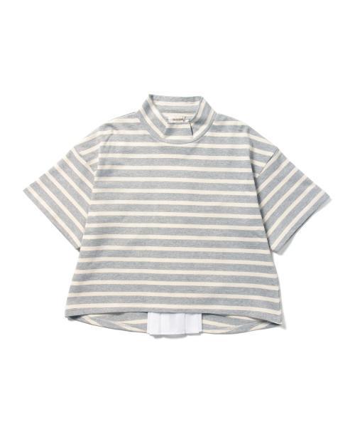 Ray BEAMS（レイビームス）の「●FACTOTUM FEMME / 別注 ボーダートップス（Tシャツ/カットソー・レディース・ホワイト/グレー・ONE SIZE）」の7枚目の写真