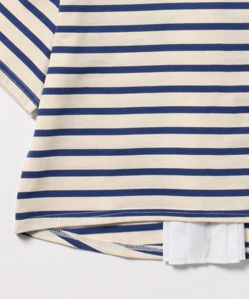 Ray BEAMS（レイビームス）の「●FACTOTUM FEMME / 別注 ボーダートップス（Tシャツ/カットソー・レディース・ホワイト/グレー・ONE SIZE）」の5枚目の写真